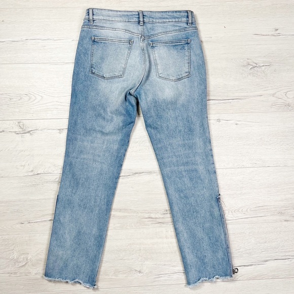 DL1961 Mara Instasculpt Straight Ankle, Marina, Zip Ankle, Size 28 - Picture 4 of 7